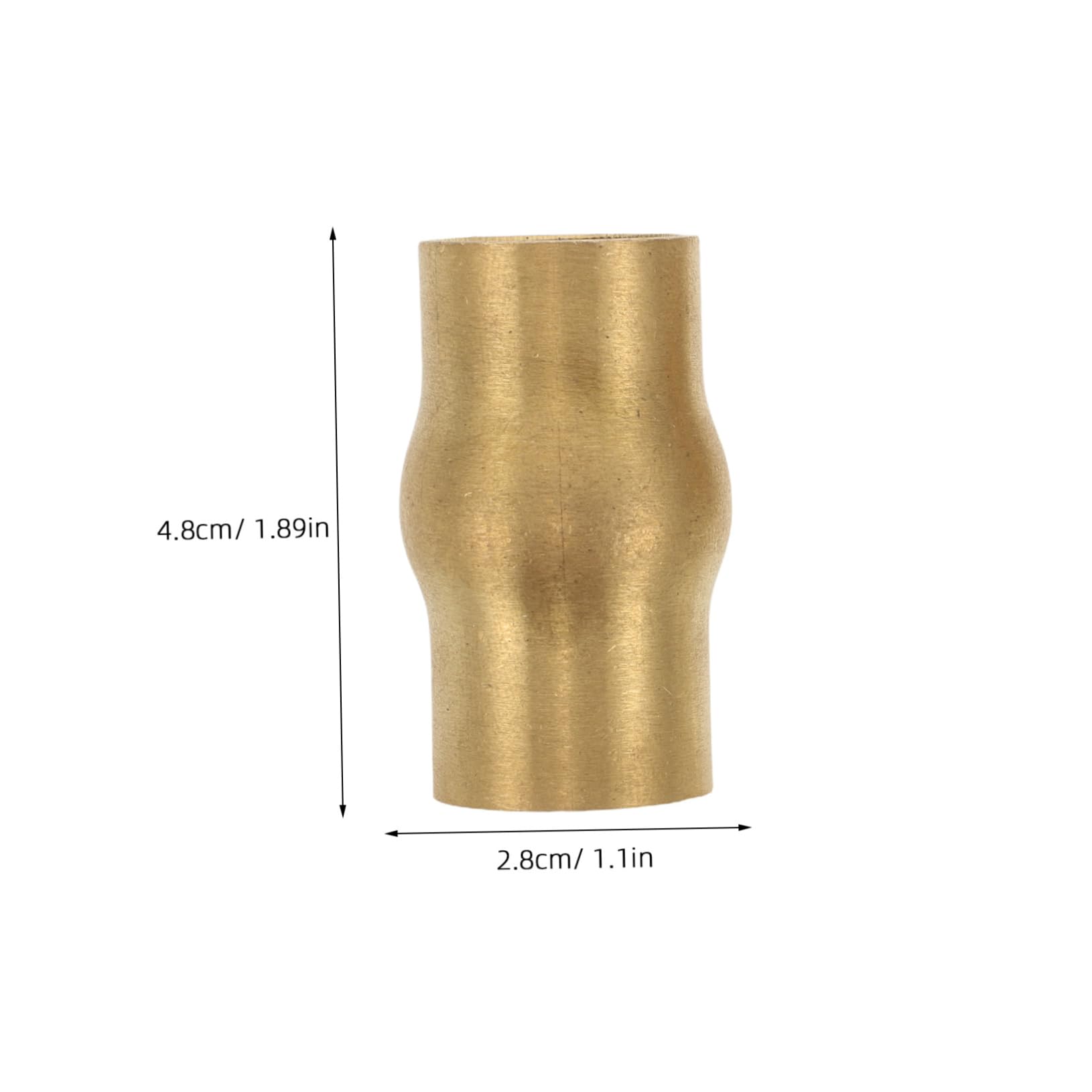 Mikinona DIY Walking Cane Accessories Set Elderly Anti-Slip Joint for Walking Stick Cane Brass Ferrule Grip Enhancer