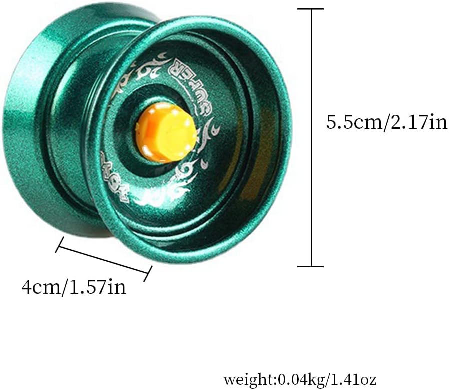 Magik 3-6 Pc Random Color Metal Drifter Yo-Yo Counterweight 8-Ball Bearing Aluminum (3 Pack)