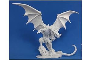 89001: Red Dragon - Pathfinder Bones Plastic Miniature