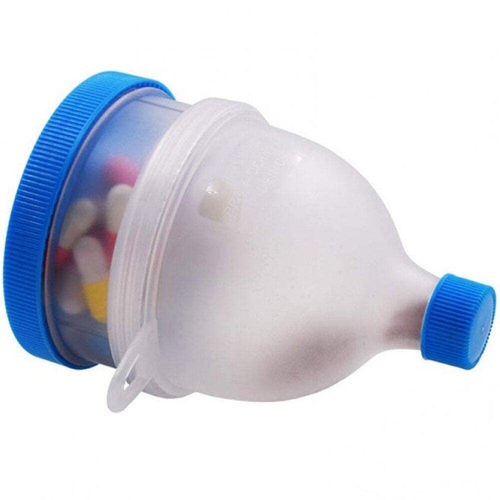 Wudaizhi Blue Portable Protein Powder & Tablet Funnel | Supplement Storage Container | On-The-Go Fitness Accessory