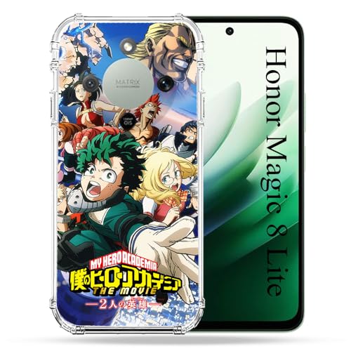 Coque Honor Magic 8 Lite 5G My Hero Academia antichoc renforcée design manga