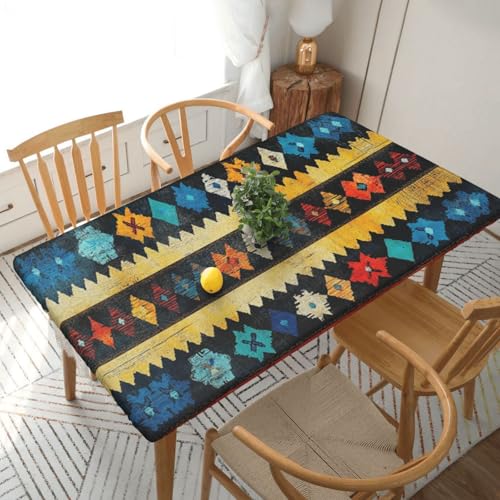 Nappe tricotée imperméable et extensible pour table de 1,5 m - 2