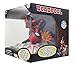 AlterEgo Marvel Deadpool Compact Keypers - Keychain Holder Statue on Multi-Functional Base (Skottie Young Variant) Red, Black, Gray