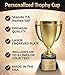 Custom Trophy Award Cup Engraved Plate with Personalized Engraving 7.5