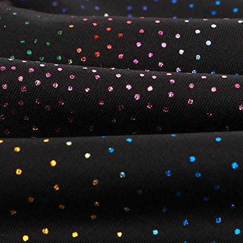 HOZIY Leotards for Girls Ballet Gymnastics Sleeveless Long Sleeve Colorful Sparkles Aqua Blue Pink Purple Solid