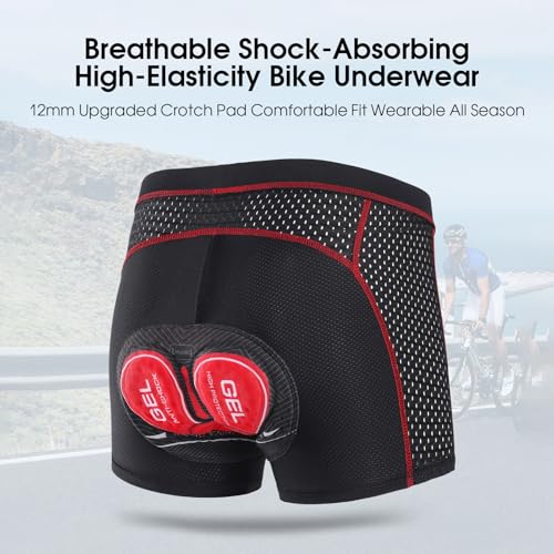 Calzas ciclismo para hombre con acolchado negro L miniatura 4