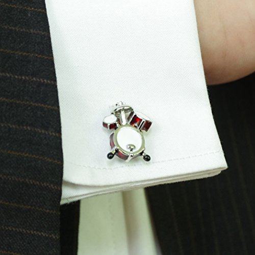 Salutto Men's Drums Cufflinks With Gift Box #TOP2