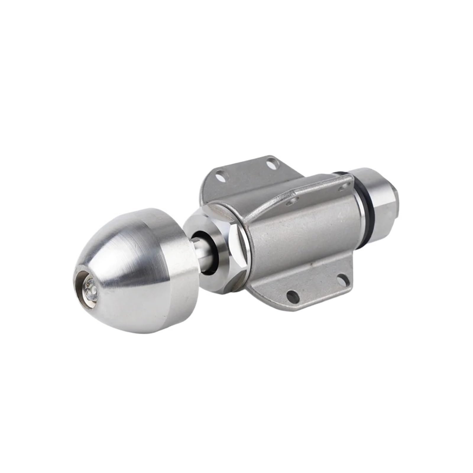 Boquilla rotativa de alta presión para limpiar y desatascar tuberías | Boquilla de acero inoxidable para lavado de tuberías y desagües con pulverización rotativa(6inch female100L)