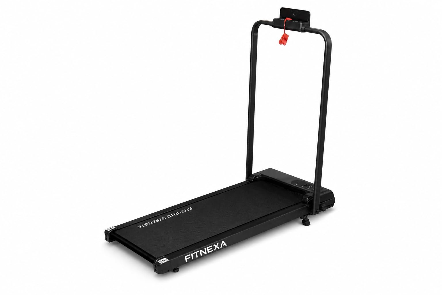 fnw walkfit folding treadmill, 2.5hp motor, 1-6 km/h speed, led display, wireless remote control, 100kg capacity