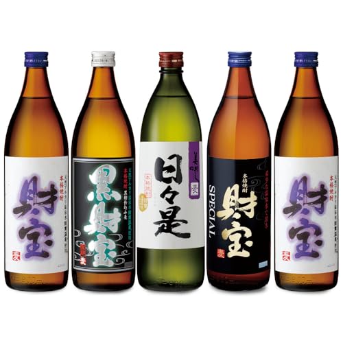 麦焼酎 飲み比べ セット 5合瓶 4種 5本セット