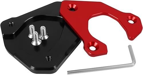 Miniatura 9 de Worldmotop - Placa de soporte lateral de extensión para motocicleta, compatible con BMW G310GS G310 GS 2022 UP (titanio)