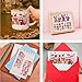 Valentine's Day UV DTF Stickers - 12 Sheets Cute Love XOXO Gnome UV DTF Cup Wraps for 16 oz Glass Tumbler, Red Heart Ice Cream Cold Transfer Decal DIY Water Bottle Decoration Gift for Women Girlfriend
