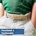 Myself Belts - Toddler and Kids Belt for Uniforms - Brown (6)