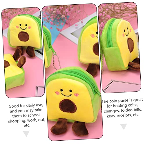 Shaped Coin Pouch Set 4pcs Girls Coin Purse Plush Purse Small Wallet for Travel Shopping and Everyday Occasions2