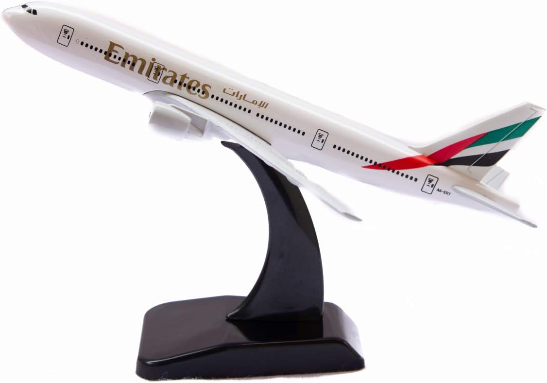 Emirates Boeing 777 16cm Alloy Metal Model Aircraft Airplane, Multicolor