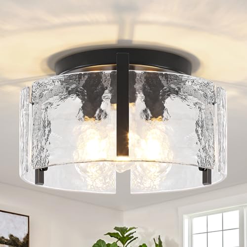 Plafonnier de cuisine moderne au design architectural noir