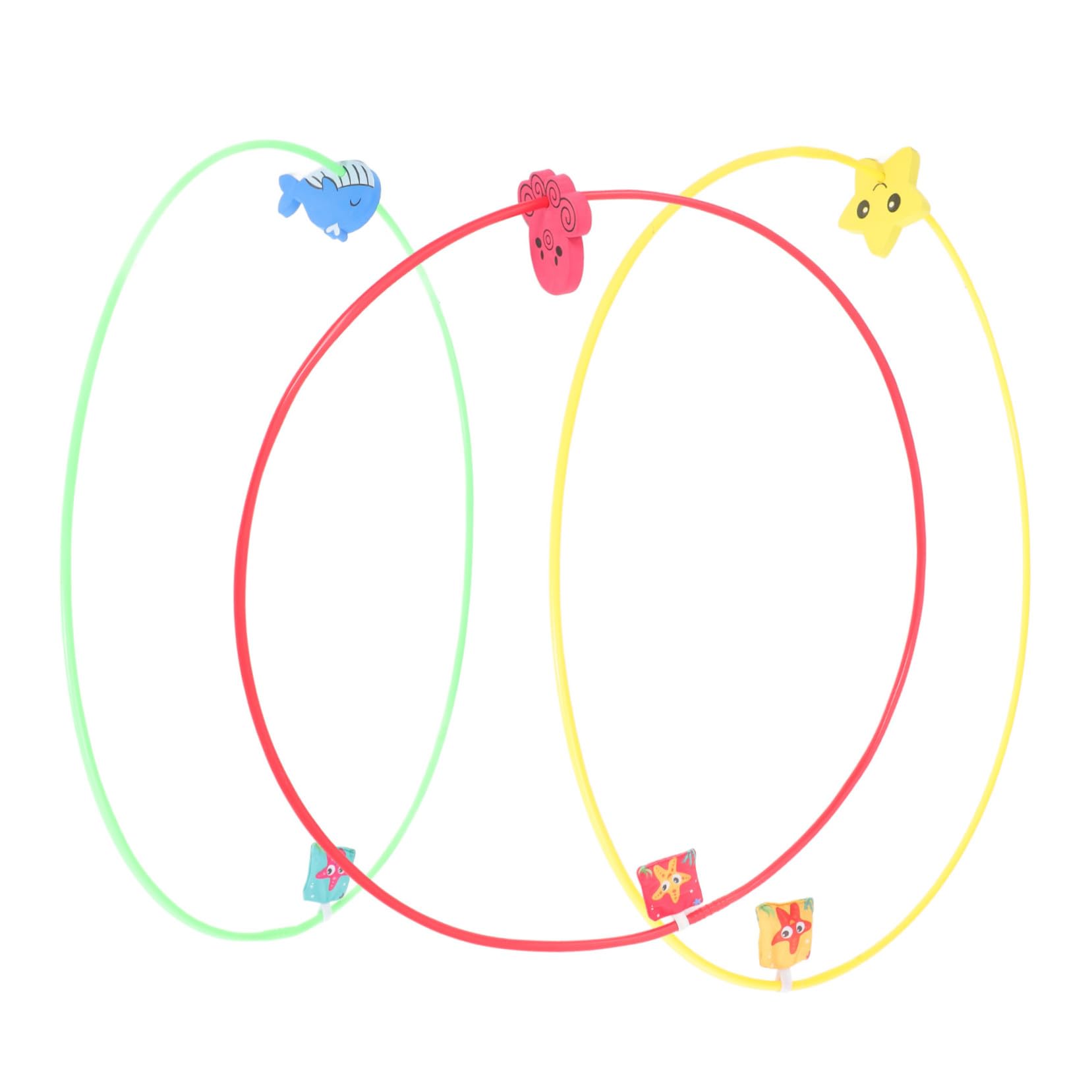 Anneaux de Plongée Jouets 3 Pièces Abs Nylon Écume pour Garçon et Filles