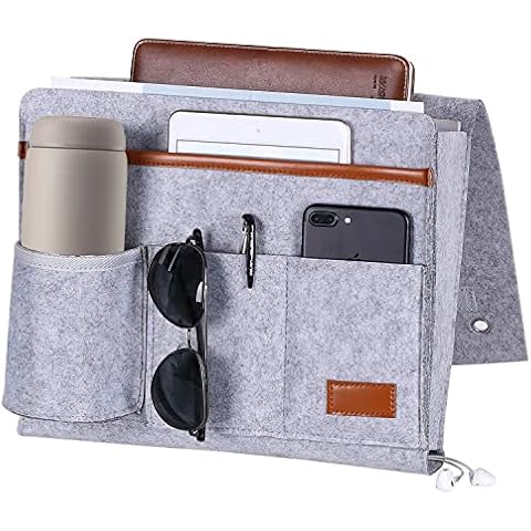 Goujfol Betttasche zum Einhängen, Sofa Organizer Cover