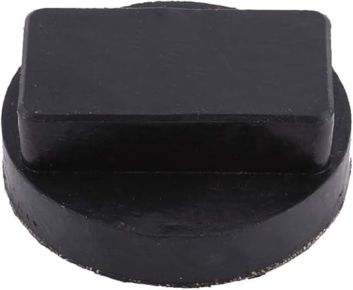 Miniatura 2 de Cojines de goma negros de Jack del coche, soporte que eleva el punto del umbral del cojín del adaptador de la herramienta que lleva el adaptador del