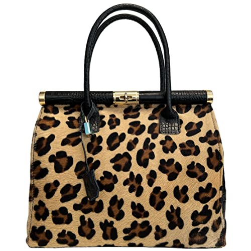 Sac à main en cuir véritable et poil de cheval pour vos sorties citadines chic
