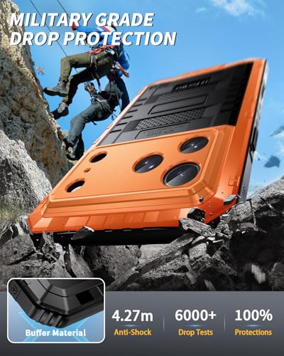 Funda para iPhone 17 Pro Max antigolpes impermeable carcasa 360 antipolvo subacuática con protector 3