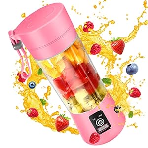 Compact and Powerful 3-Speed Portable Blender for Smoothies, Juices, and Frozen Drinks – USB Rechargeable with Long-Lasting Battery, Easy to Clean- Ideal for Healthy Living on the Go, Gym, and Office
