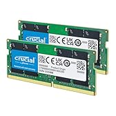Crucial RAM DDR4 32GB Kit (2x16GB) 3200MHz SODIMM CL22, Memoria per PC Laptop/Notebook, Mini PC (o 2933MHz / 2666MHz)- CT2K16G4SFRA32A