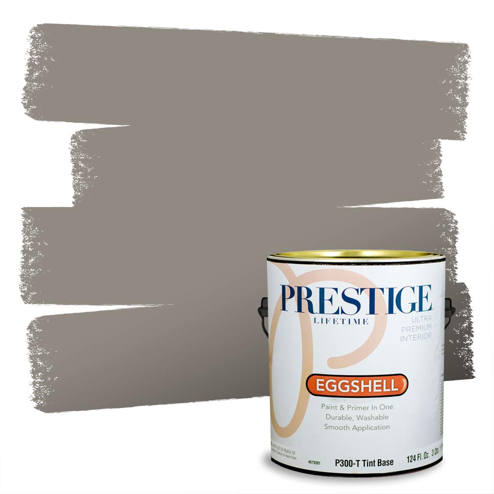 Prestige Paints E400 P SW6364 Exterior Paint And Primer In One 1 Gallon Satin Comparable Match Of Sherwin Williams Eggwhite 1 Gallon-509076