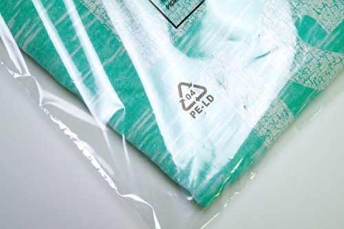 100 Polybags für Textilien 250x300 mm transparent selbstklebend