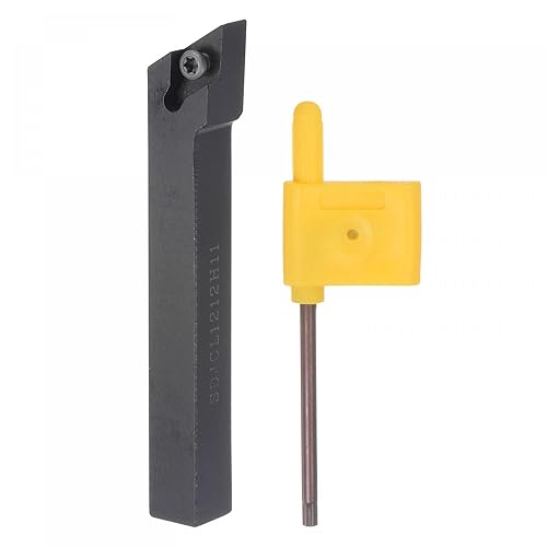 uxcell Portaherramientas de torneado CNC indexable, SDJCL1212H11 93 12" vástago 42Cr acero carburo de torneado soporte de herramientas para torneado
