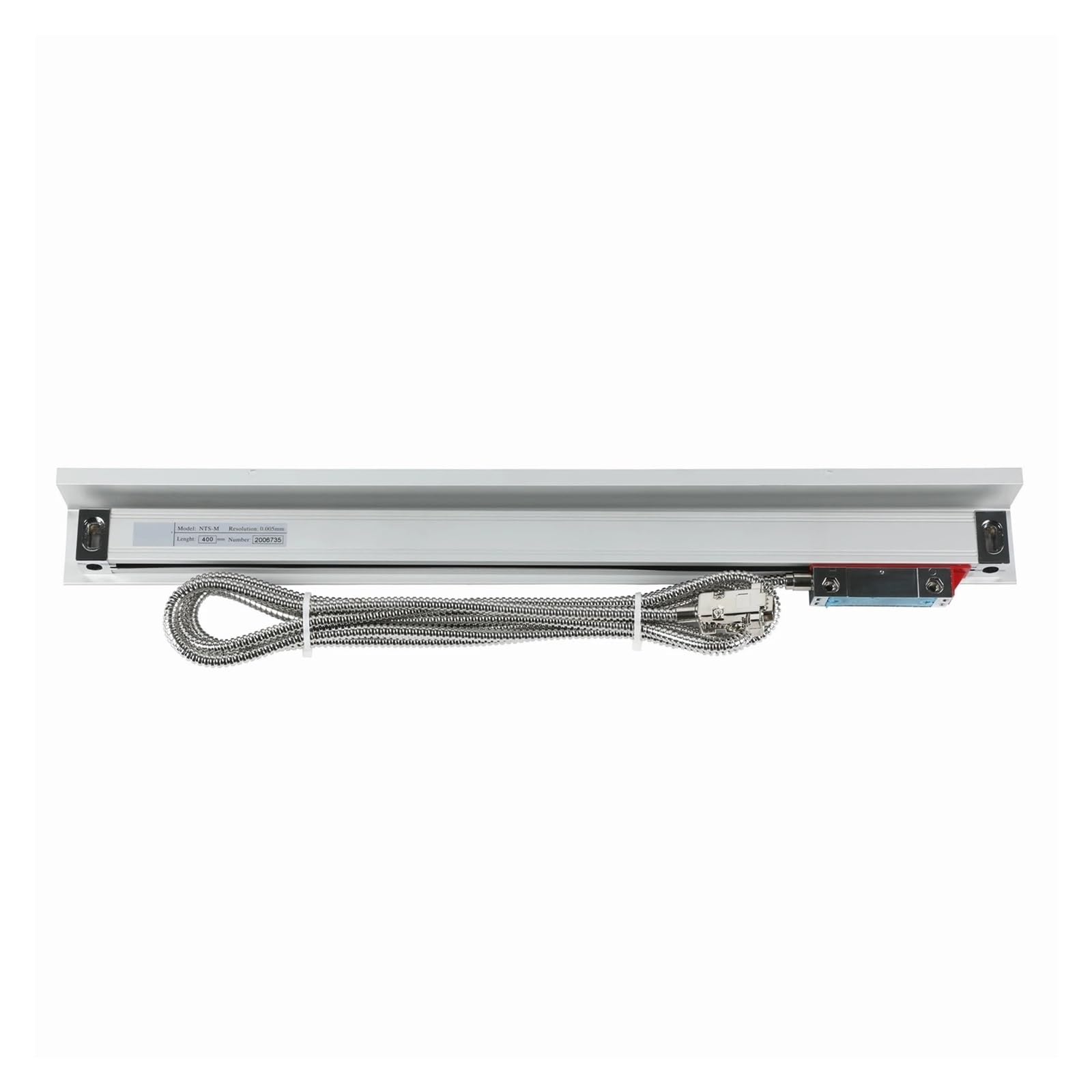 Fadenkreuzsensor, Hochpräziser 0,005-mm-Schlank-Linearmaßstab TTL 50 100 150 200 250 300 350 400 mm 20 x 28 mm Kleiner Linear-Encoder-Gitter-Lineal-Sensor(200mm travel)