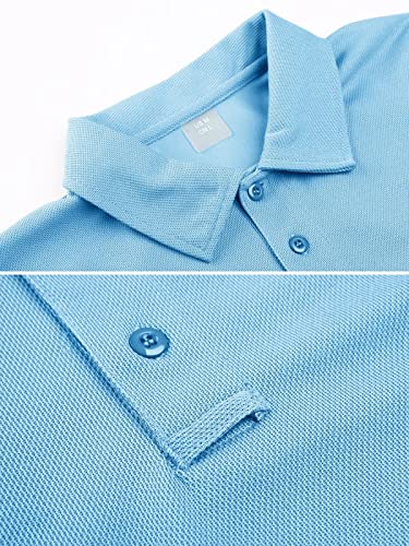 image for MAGCOMSEN Mens Tactical Polo Shirts - Quick Dry Short Sleeve Golf & Wo