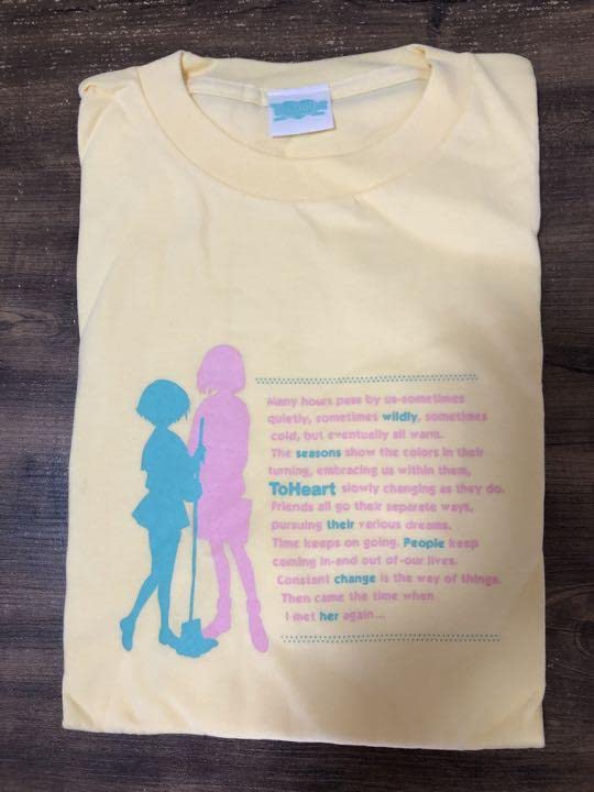 Amazon.co.jp: トゥハートToHeart 半袖Tシャツ Lサイズ 薄きいろ