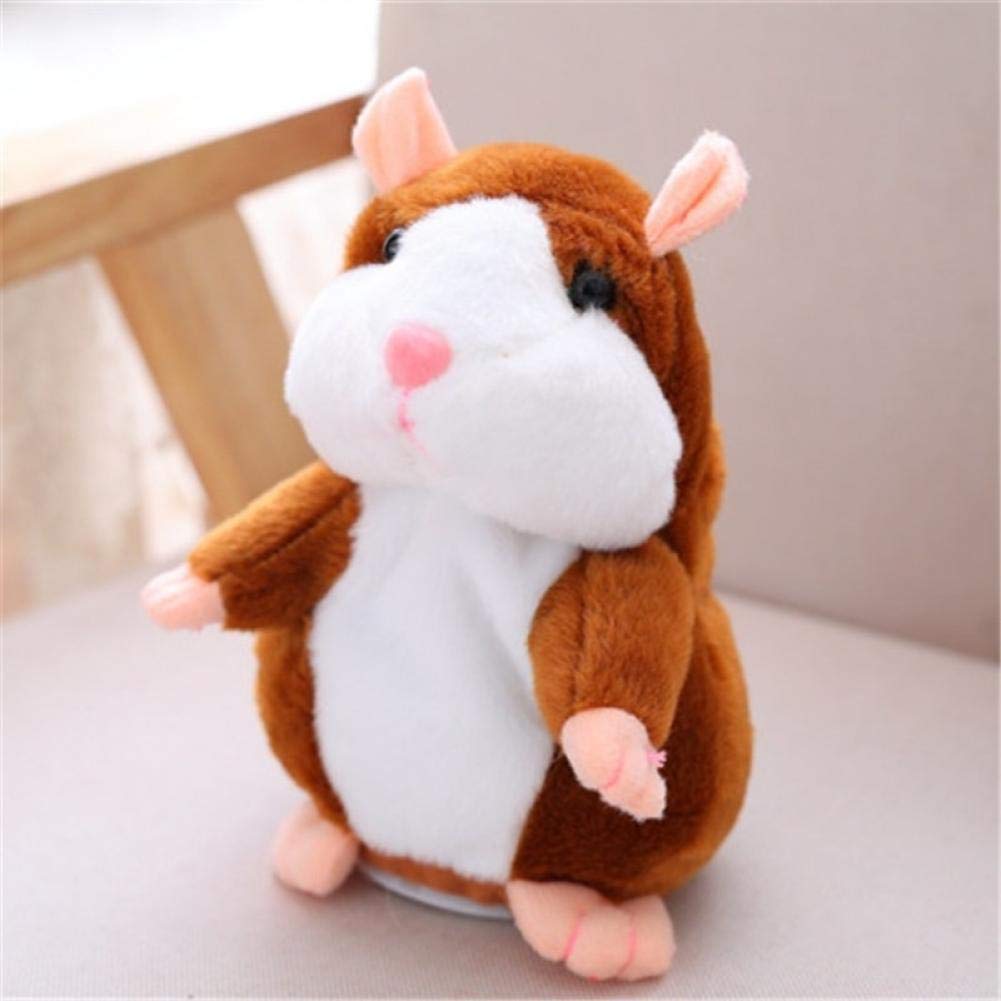 ITODA Hamster Parlant – Peluche Répétiteur électronique, Enregistreur – Cadeau Anniversaire Noël