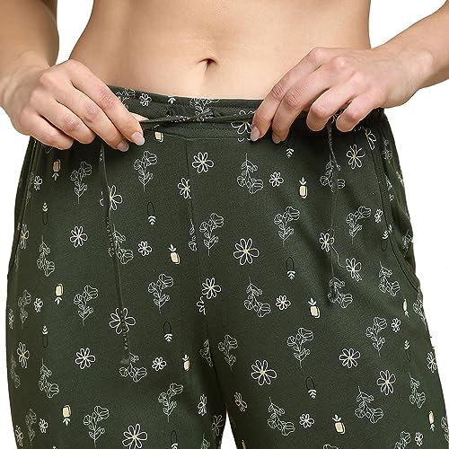 Image of Van Heusen Relaxed Fit Functional Pocket Ultra Soft Allover Print Lounge Pants - Available in Pack of 1 & 2