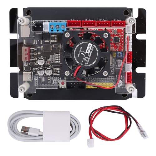 Placa de Control Grabador CNC 32 Bits para Grabadora 3 Ejes con Soporte Spindle 48V 8