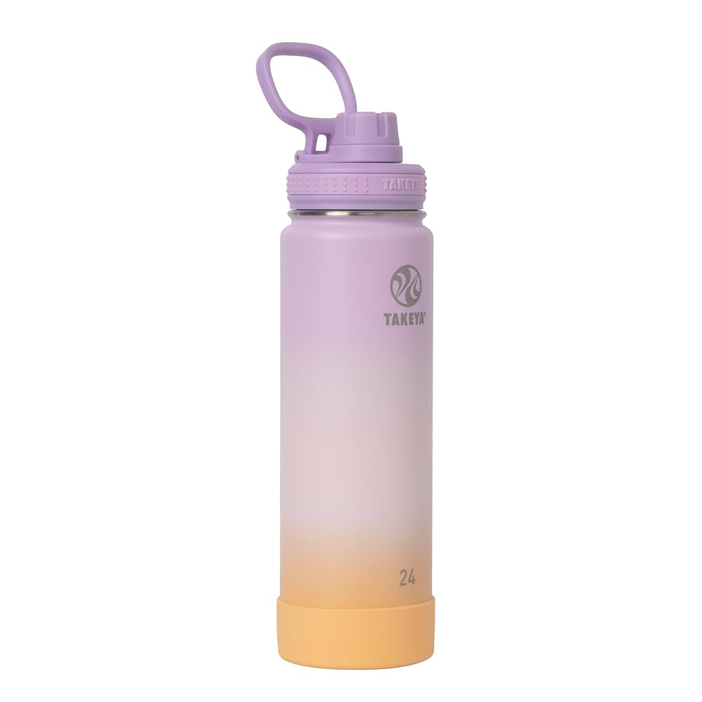 Amazon Takeya water bottle collection showing various sizes and colors