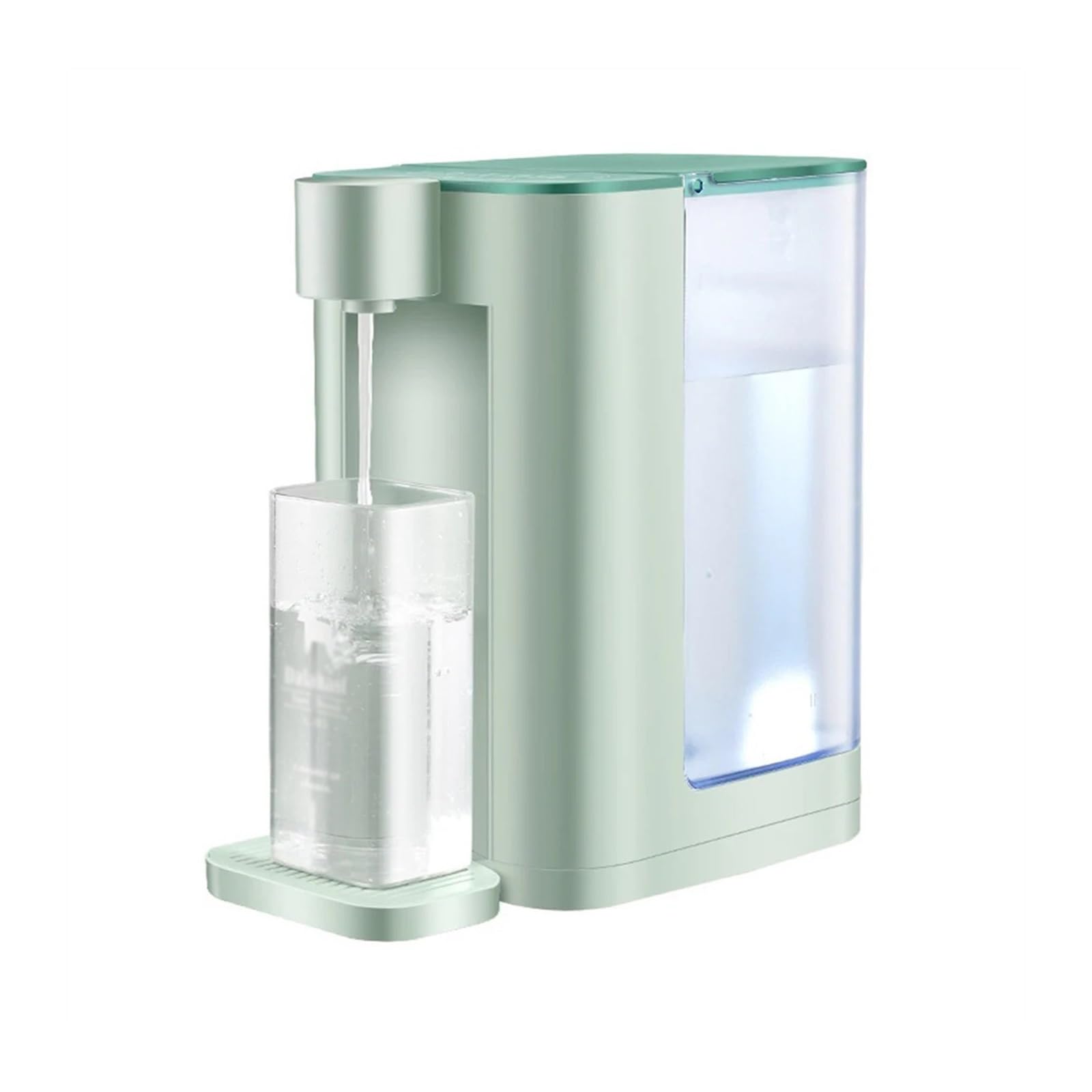 Water dispenser 2.8L Instant Heating Water Dispenser Electric Pump 2000W 3s Fast Heat Dispensador Bottle Smart Kettle(Green)