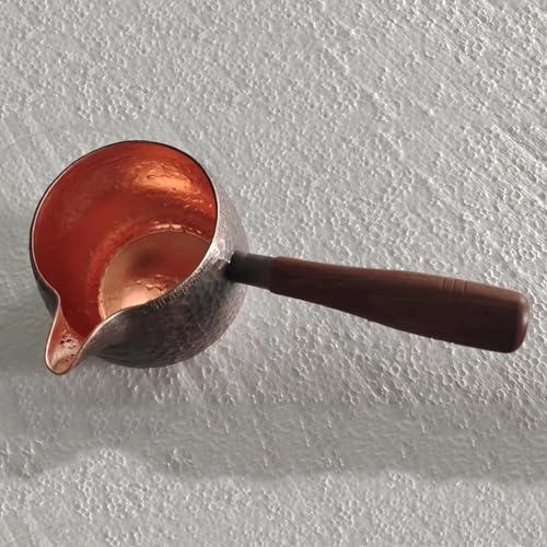 Théière en cuivre portable et compacte pour infusion nomade