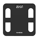 HomeBasic Digital Weight Machine for Body Weight 180kg | Weighing Scale for Home, Step-On Technology, LED Display with Temperature, 3 Weighing Modes (kg/lb/st:lb), Slim Tempered Glass (HB-BS600) gallery image