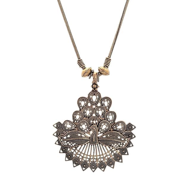 Image of Handicraft Kottage 1gm 22Ct Gold Plated chain with Pandent |latest & Stylish High Gold Plated Celebrity Inspired Gold Chain /Necklace /Jewellery Set /Fashion jewellery for Mens,Womens Girls