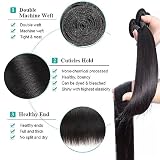 Bundle Hair Brazylijski Faliste Wiązki Włosów Proste Remy Naturalne Kolor 1/3/4 Ludzkie Przedłużanie 8-32 Cal Przedłużanie Fryzur (16 18 20)