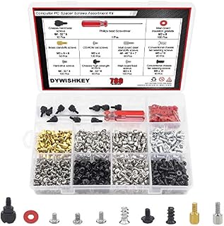 780PCS Computer Screw Kit, DYWISHKEY Computer Screw Standoffs Set Kit for Hard Drive