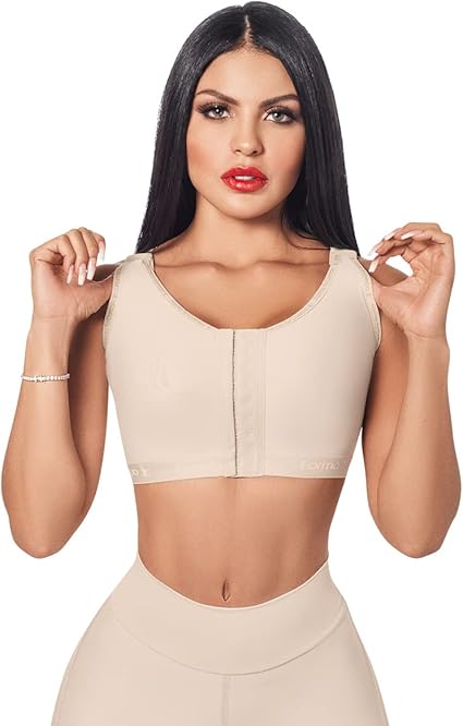 Forma Tu Cuerpo, Faja Colombiana, FTC, Sujetador de Tira Ancha, Uso Diario y Sujetador Postquirúrgico
