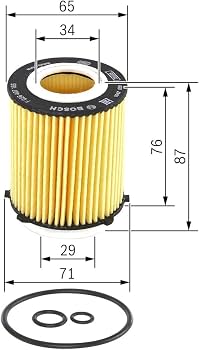 Amazon | BOSCH(ボッシュ) 輸入車用オイルフィルター F026407166