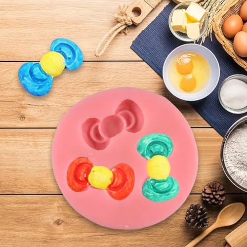 Moule en silicone nœuds pour embellir vos cupcakes et biscuits de fête facilement - 8