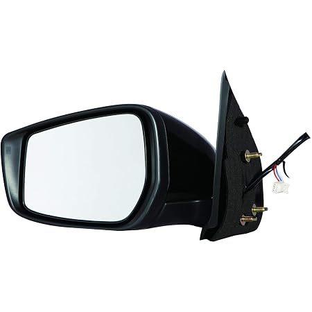 Power Textured Black Side Mirror – Driver Left Replacement For 2012-2014 Nissan Versa Sedan SV/SL - View #7