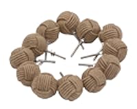 Set of 12 Jute Rope Drawer Knob for Kitchen Cabinet, Cupboards Nautical Home Decoration