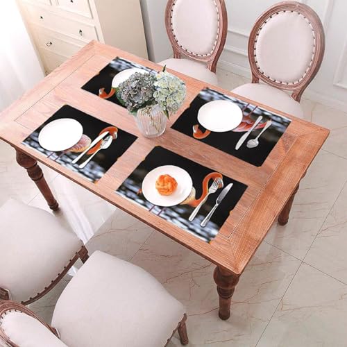 Sets de table antidérapants et résistants à la chaleur en PVC - 5
