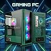 STGsivir PC Gamer Fixe,Ordinateur Gaming,GeForce RTX 3050 6GB GDDR6,Core i7 up to 3.9Ghz,16Go,1To SSD,WiFi 6,BT5.0,Ventilateur RGB x3,Windows11 Pro